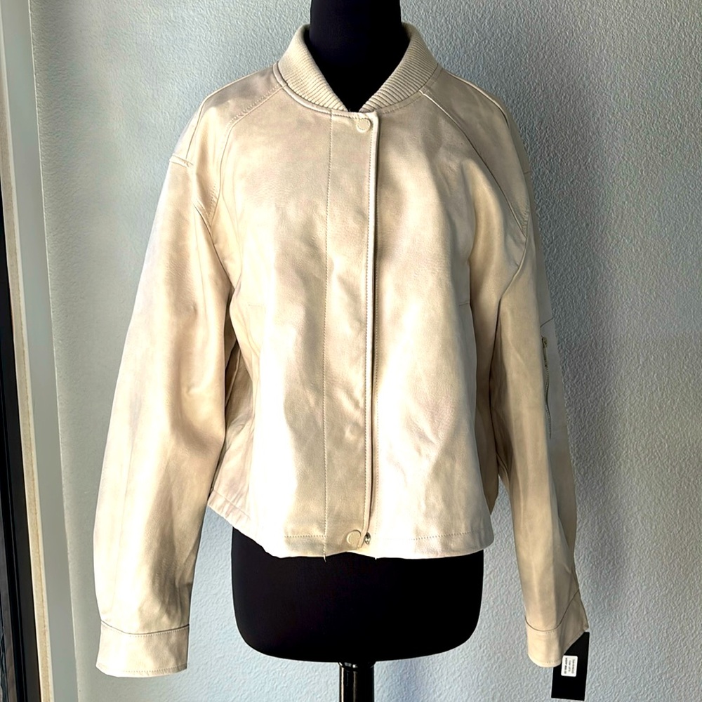 Marc New York jacket.‎ Faux leather. New. With pockets